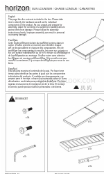 CB2 HORIZON Instructions de montage