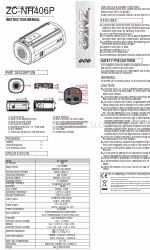 CBC Ganz ZC-NH406P Manuel d'instruction