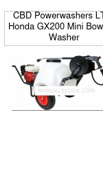 CBD Powerwashers Honda GX200 Mini Bowser Washer Manuel