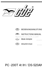 CBE DS-520AN Gebruiksaanwijzing