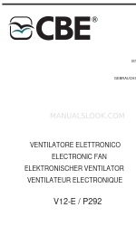 CBE V12-E/P292 Petunjuk