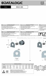 Datalogic ENC41-S06 Series Instrucciones de montaje