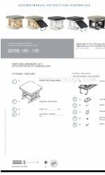 Dutailier 190 Series Manual de montaje