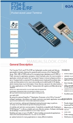 Datalogic Pocket-sized Laser Terminal F734-E/RF Broszura i specyfikacje