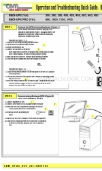 CBM 1000 PRO Manuale di avvio rapido