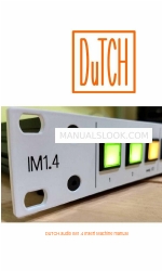 DuTCH audio IM1.4 Manuale