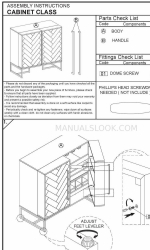 Dutch BONE CABINET CLASS Montage-instructies