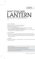 4M PAINT YOUR OWN LANTERN Краткое руководство по эксплуатации