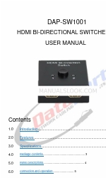 DataParts DAP-SW1001 Kullanıcı Kılavuzu