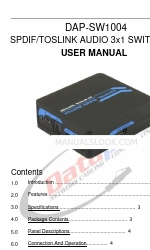 DataParts DAP-SW1004 Manuale d'uso