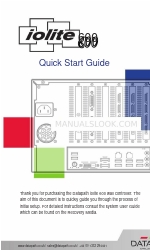 Datapath iolite 600 Manuel de démarrage rapide