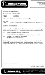 Dataprobe K-AB-M34-R Manual de instalação e operação