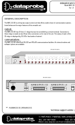 Dataprobe MAC-32-OD Dodatkowe instrukcje dotyczące instalacji i obsługi