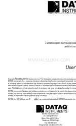 Dataq Instruments DI-188 Panduan Pengguna