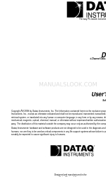 Dataq Instruments DI-194RS Manuel de l'utilisateur