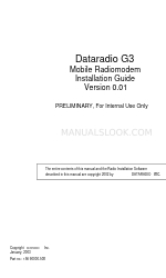 Dataradio G3 Instrukcja instalacji