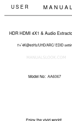 Aus Electronics Direct AA6067 Manual do utilizador