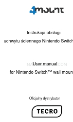 4mount Nintendo Switch wall mount Посібник користувача