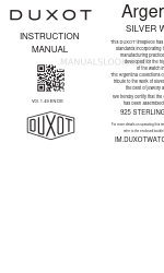 Duxot ARGENTINA DX-2049-02 Instrukcja obsługi