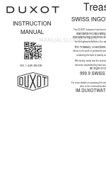 Duxot Treasury Manual de instruções