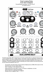 4ms Dual Looping Delay Manuel de l'utilisateur