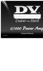 DV Mark q1000 Power Amp Benutzerhandbuch