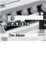 DV Mark Over Marker 소유자 매뉴얼