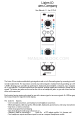 4ms Company Listen IO User Manual