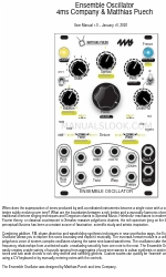 4ms Company Matthias Puech Ensemble Oscillator User Manual