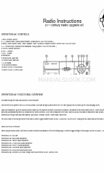 Auslander Restorations 21st Century Radio Upgrade Kit Istruzioni