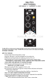 4ms Company Mini PEG Manual do utilizador