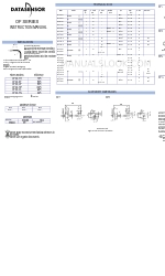 Datasensor OF-20CL-20 Manual de instrucciones