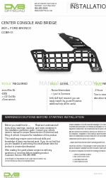 DV8 OFFROAD CCBR-01 Installation Manual