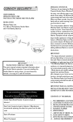 Convoy Security DG333 User Manual