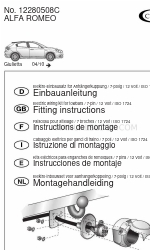 ConWys 12280508C Manual de instrucciones de montaje