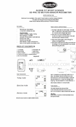 Aussie Fit SPORT SCIENCE SD-PRO 3D Gebrauchsanweisung