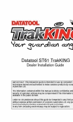 Datatool TrakKING ST61 Manual de instalação