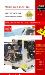 Aussie Pumps RAPTOR EXTREME 24 Manuale di istruzioni per l'operatore sicuro