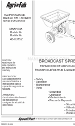 Agri-Fab 45-03152 소유자 매뉴얼