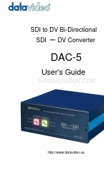 Datavideo DAC-5 Benutzerhandbuch