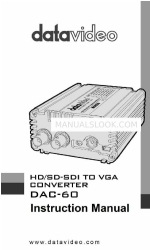 Datavideo DAC-60 Gebrauchsanweisung