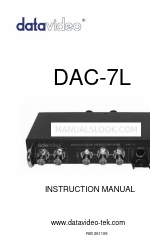 Datavideo DAC-7L Gebrauchsanweisung