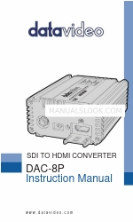 Datavideo DAC-8P Gebrauchsanweisung