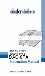 Datavideo DAC-8PA Gebrauchsanweisung