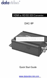 Datavideo DAC-9P Manuale di avvio rapido