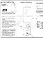 DVI Lighting PERCUSSION DVP4571 Інструкція з монтажу