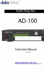 Datavideo AD-100 Manual de instrucciones