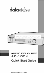 Datavideo AD-100M Manual de inicio rápido