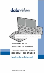 Datavideo GO KMU-100 STUDIO Manual de instruções