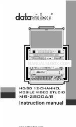 Datavideo MS-2800A 取扱説明書